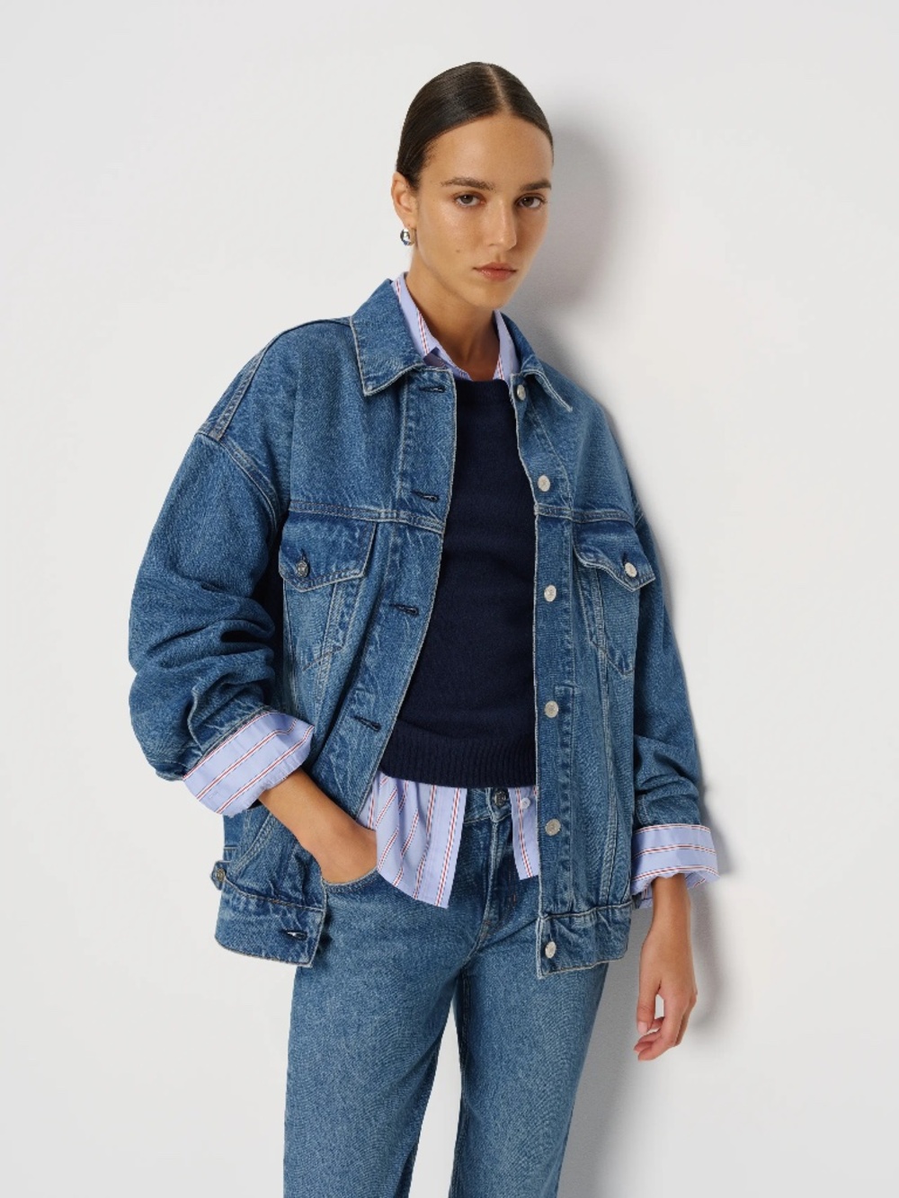 Reformation -  Brooks Oversized Denim Jacket